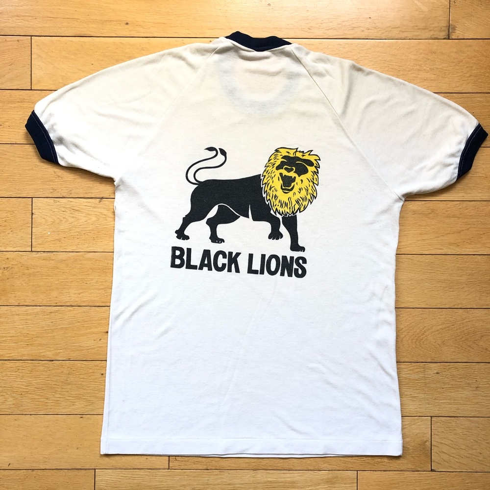 Vintage Black Lions Raglan Sleeve T-Shirt